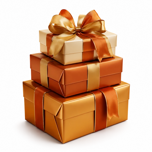 Stack of wrapped gift boxes for the free AI employee giveaway