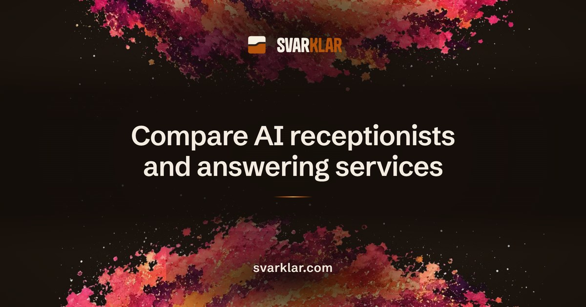 Compare AI receptionists and answering services